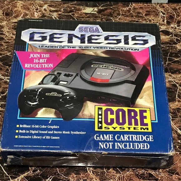 Sega Genesis 16-bit System W/ Alien Storm - Picture 2 of 11